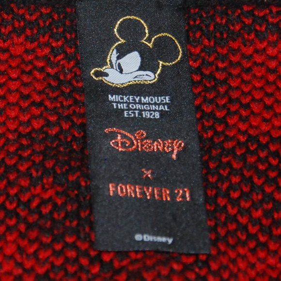 Forever 21 mickey mouse plaid cardigan - Picture 5 of 6